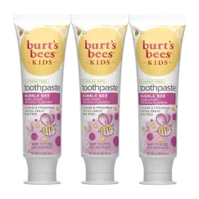 192539000849 BURTS BEES Kids Fluoride Toothpaste Bubble Bee
