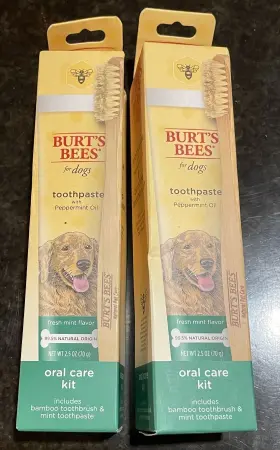 742797805085 BURTS BEES Breath Toothpaste Dogs Peppermint