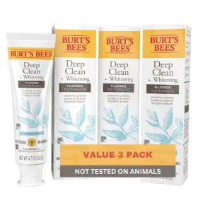 B0BB14747R BURTS BEES Toothpaste Fluoride Clean Whitening
