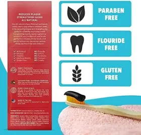 B-6301 CHARCOAL HOUSE Whitening Toothpaste Kids Natural #3