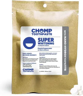 313052884888 CHOMP TOOTHPASTE Whitening Tablets Nano Refill