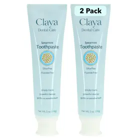 850047148773 CLAYA Natural Spearmint Toothpaste Fluoride Safe