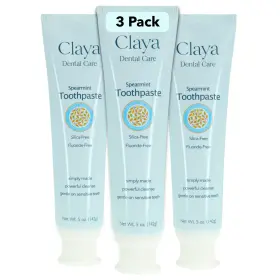 850047148797 CLAYA Natural Spearmint Toothpaste Fluoride Safe