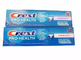 030772076453 CLEAN Crest Pro Fluoride Toothpaste Expires