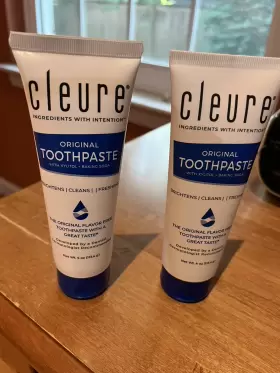 696395142670 CLEURE Natural Toothpaste Flavor Fluoride Whiten