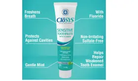 1C-7-2PK CLOSYS Fluoride Toothpaste Pack Gentle Whitening Pro #3
