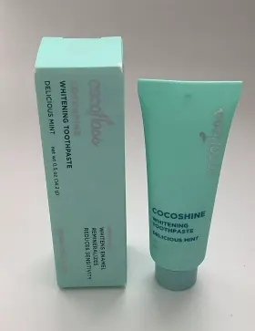 850043918295 COCOFLOSS Whitening Toothpaste Travel Cocoshine