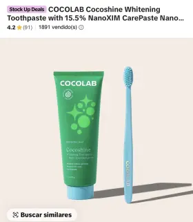500637442401 COCOLAB Cocoshine Whitening Toothpaste