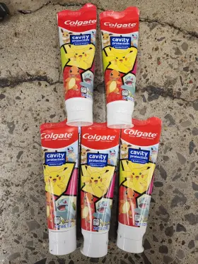 0041547 COLGATE Pokemon Fluoride Cavity Toothpaste Bubble