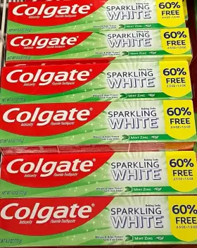 035000444332 COLGATE Tubes Sparkling Baking Soda Zing Gel