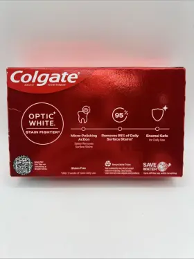 035000459596 COLGATE Optic Stain Fighter Whitening Toothpaste #2