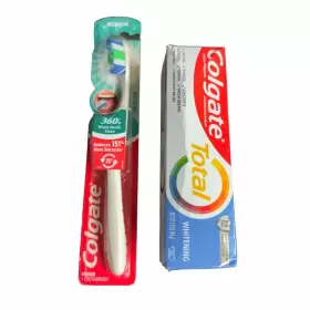 035000460455 COLGATE Total Whitening Gel Toothpaste Brush