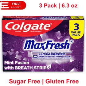 03500047 COLGATE Maxfresh Knockout Toothpaste Whitening Pack
