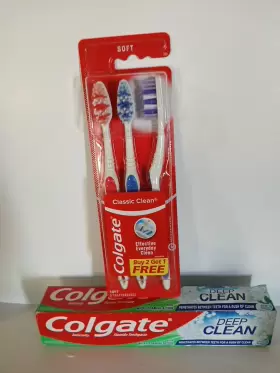 035000511027 COLGATE Total Clean Classic Toothbrushes Pack