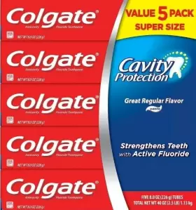 035000514301 COLGATE Cavity Toothpaste Fluoride Flavor