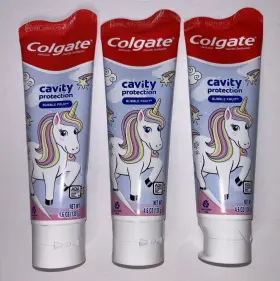 035000969637 COLGATE Kids Unicorn Toothpaste Fluoride Bubble