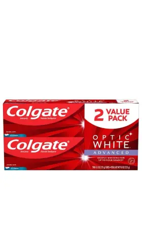 035000972279 COLGATE Optic Advanced Whitening Toothpaste Pack