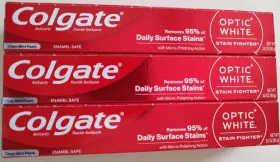 035000993489 COLGATE Optic Stain Fighter Toothpaste Whiter