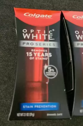 035000996589 COLGATE Optic Pro Whitening Toothpaste Stain #2