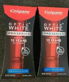 035000996589 COLGATE Optic Pro Whitening Toothpaste Stain