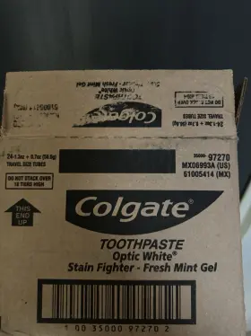 153854281232 COLGATE Pack Optic Toothpaste Gel Travel #2
