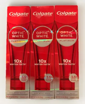 3500097652 COLGATE Optic Platinum Toothpaste Safe