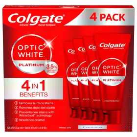 4000279804 COLGATE Optic Platinum Toothpaste Deeply Whitens