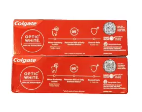 445038182190 COLGATE Optic Stain Fighter Toothpaste Clean #2