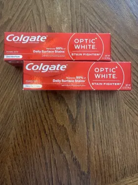 5159N129 COLGATE Optic Stain Fighter Toothpaste Clean Pack