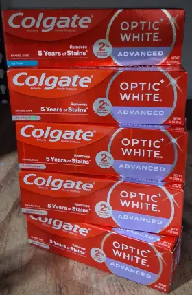 5279MX1111 COLGATE Pack Optic Whitening Toothpaste Icy
