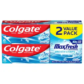 61031211 COLGATE Whitening Toothpaste Pack Breath Strips