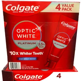 61042187 COLGATE Optic Platinum Whitening Toothpaste