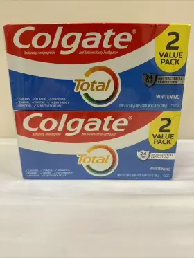 827854001911 COLGATE Total Whitening Toothpaste Gel Tubes #2