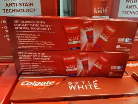 827854007678 COLGATE Optic Renewal Whiter Toothpaste Stain #3