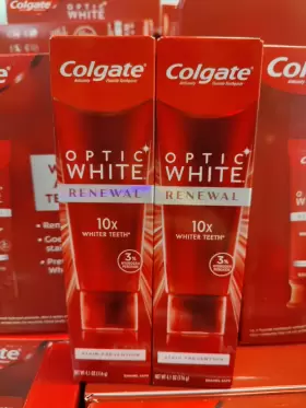 827854007678 COLGATE Optic Renewal Whiter Toothpaste Stain