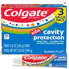 827854015369 COLGATE Kids Toothpaste Cavity Fluoride