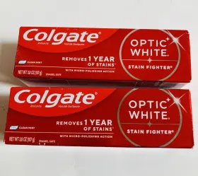 827854025429 COLGATE Optic Stain Fighter Toothpaste Clean