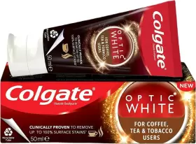 8718951516496 COLGATE Optic Whitening Toothpaste Coffee Tea