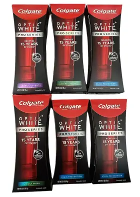 965299076283 COLGATE Optic Pro Toothpaste Close