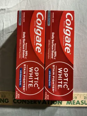 99641 COLGATE Optic Stain Fighter Toothpaste Clean Whitening