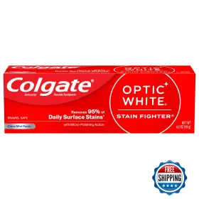B079W912ZQ COLGATE Optic Stain Fighter Whitening Toothpaste
