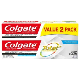 B07L5PDS11 COLGATE Total Clean Antibacterial Toothpaste Pack