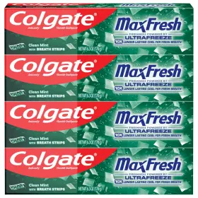 B0BLX8VSCH COLGATE Maxfresh Clean Toothpaste Pack Fluoride