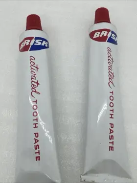 BR-85 COLGATE Brisk Toothpaste Palmolive Tubes #3