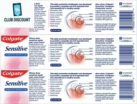 10035000453379 COLGATE-PALMOLIVE Sensitive Toothpaste Pack #2