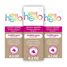 61038906 COLGATE-PALMOLIVE Hello Unicorn Sparkle Kids Natural