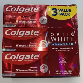 PS0032101 COLGATE Optic Advanced Whitening Toothpaste Pack