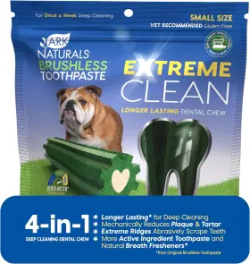 47000 EXTREME Clean Brushless Toothpaste Bag Dog