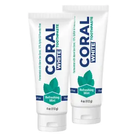 Ccmint CORAL WHITE Toothpaste Natural Fluoride Sls Calcium