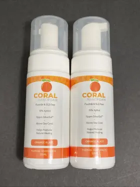 899722000845 CORAL WHITE Nano Foaming Blast Toothpaste